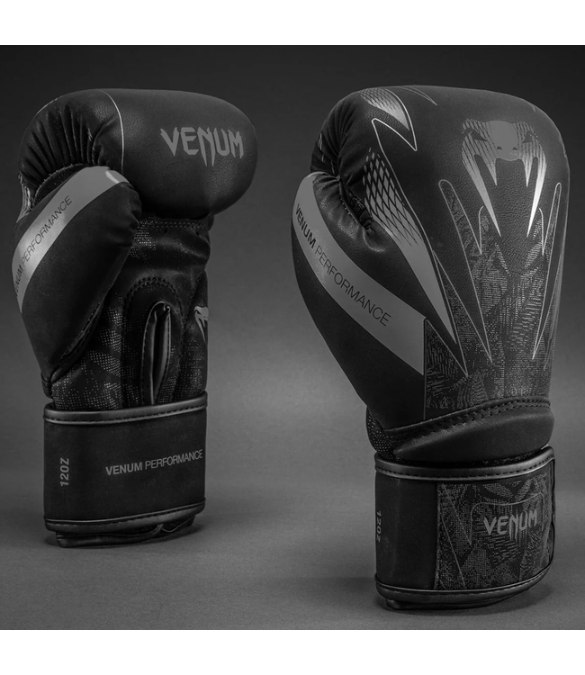 Venum Amazonia Reborn Impact Bokshandschoenen Zwart/Grijs – Boksen en Kickboksen