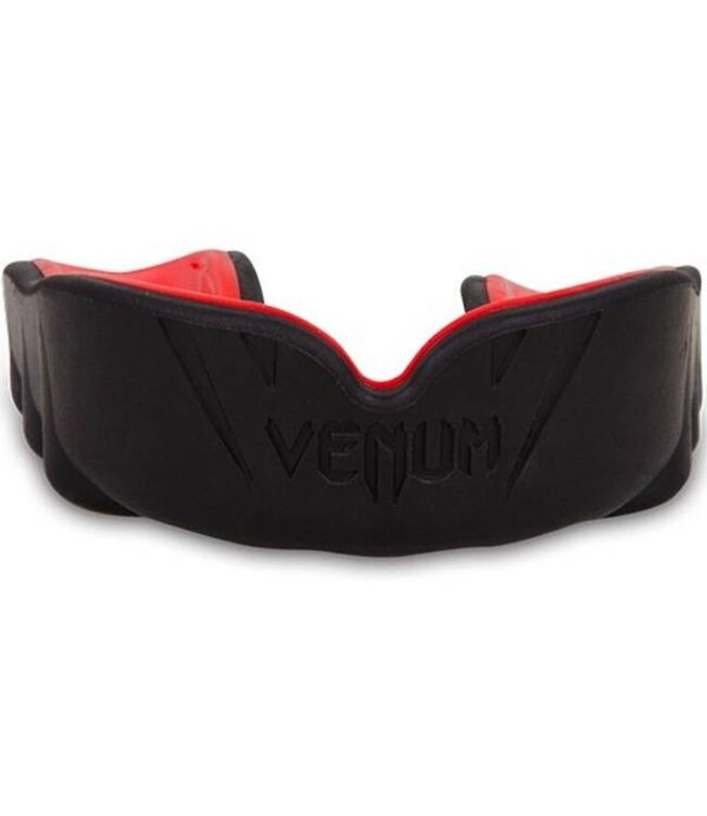 Venum Challenger Mouth Guard Black Red with high‑density rubber and gel frame
