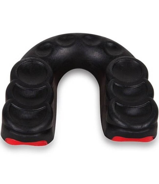 Venum Challenger Mouth Guard Black Red with high‑density rubber and gel frame