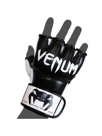 Guantes de MMA Venum Undisputed 2.0 - Cuero Skintex - Mate/Negro