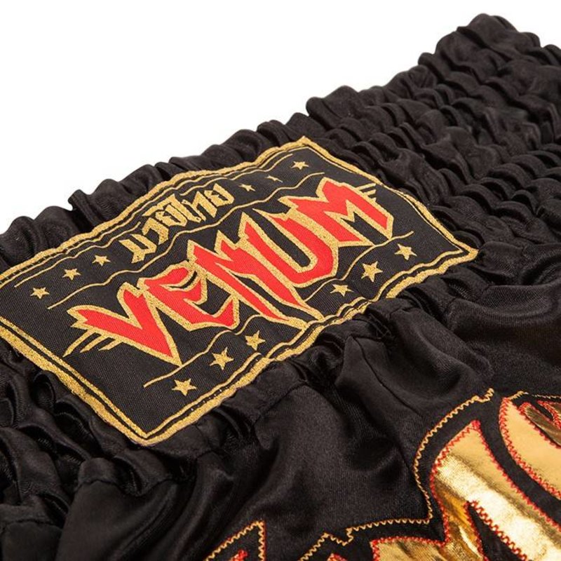 Venum Venum Tribal Muay Thai Black Gold Kampfshorts