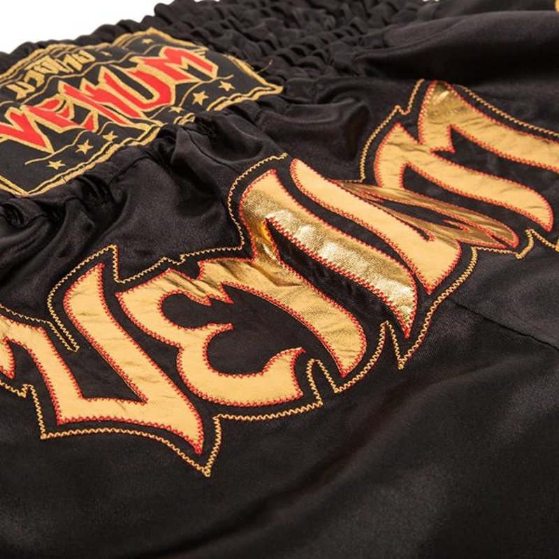 Venum Venum Tribal Muay Thai Black Gold Kampfshorts