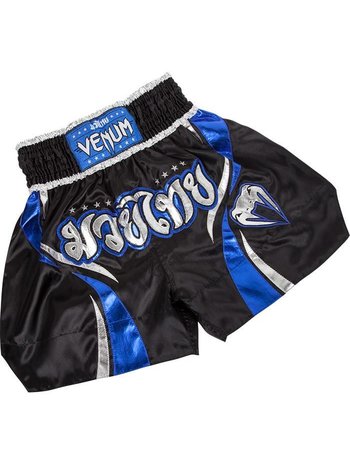 Venum Venum Chaiya Muay Thaï Black Blue Fight Shorts