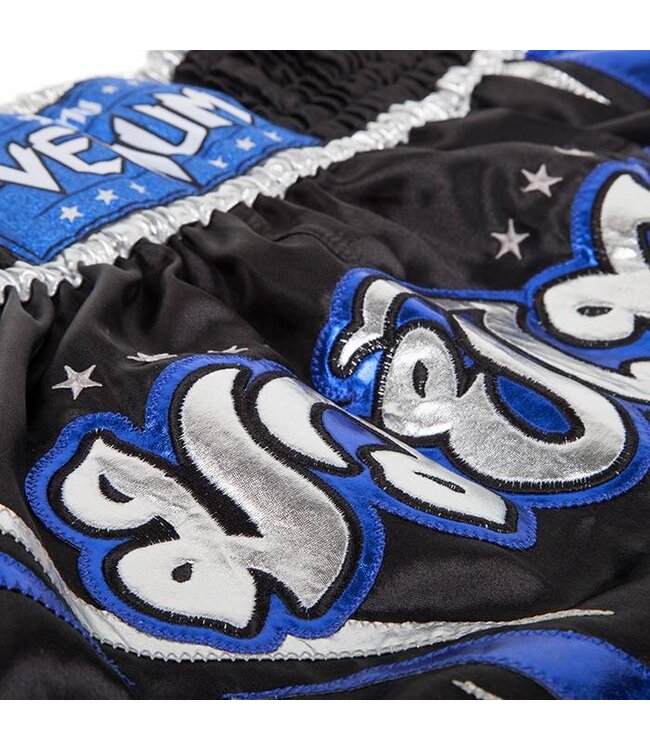 Venum Chaiya Muay Thaï Schwarz Blaue Kampfshorts