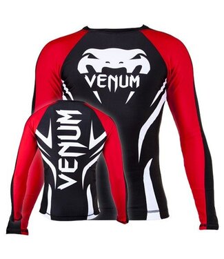Venum Venum Electron 2.0 Rashguard Black Long Sleeves