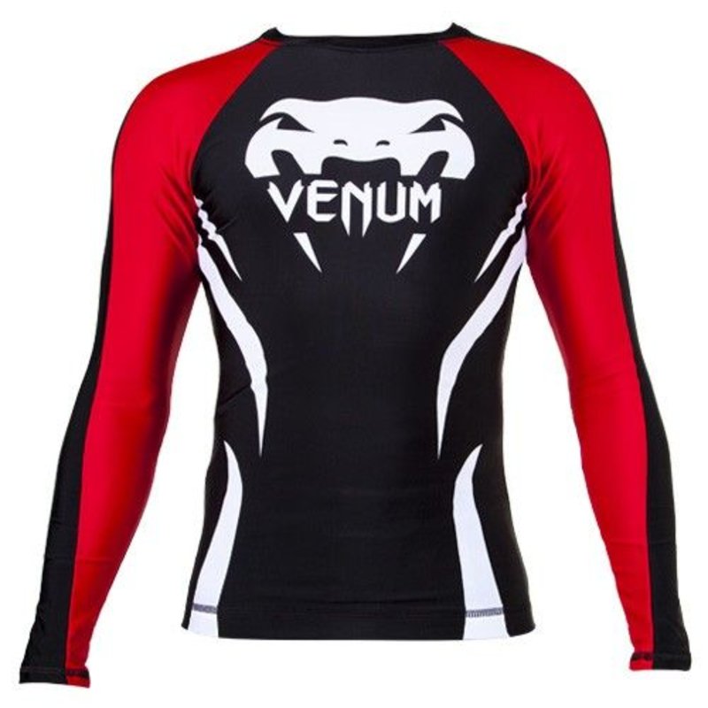 Venum Venum Electron 2.0 Rashguard Black Long Sleeves