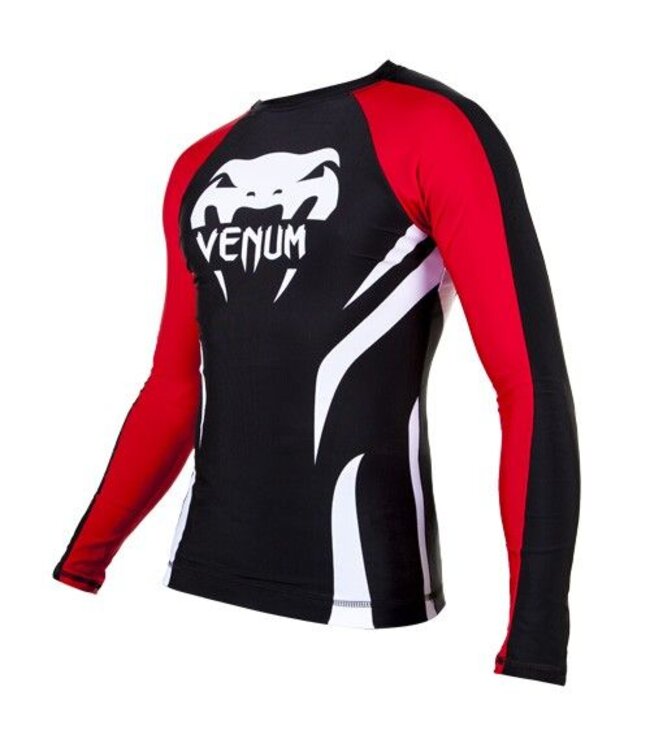 Venum Electron 2.0 Rash Guard Zwart Lange Mouwen