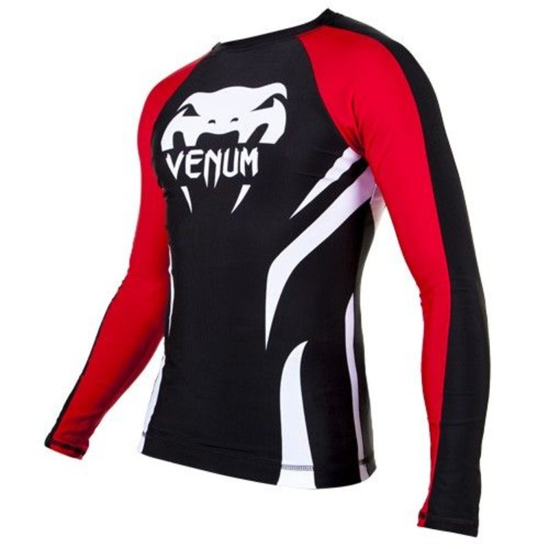 Venum Venum Electron 2.0 Rash Guard Zwart Lange Mouwen