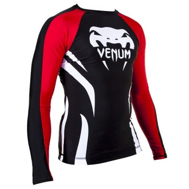 Venum Venum Electron 2.0 Rashguard Black Long Sleeves