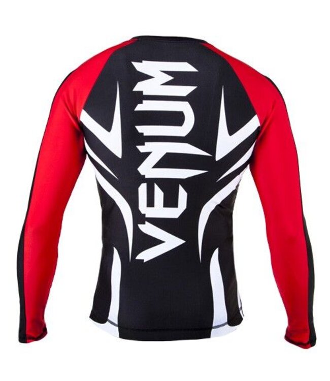 Venum Electron 2.0 Rashguard Black Long Sleeves
