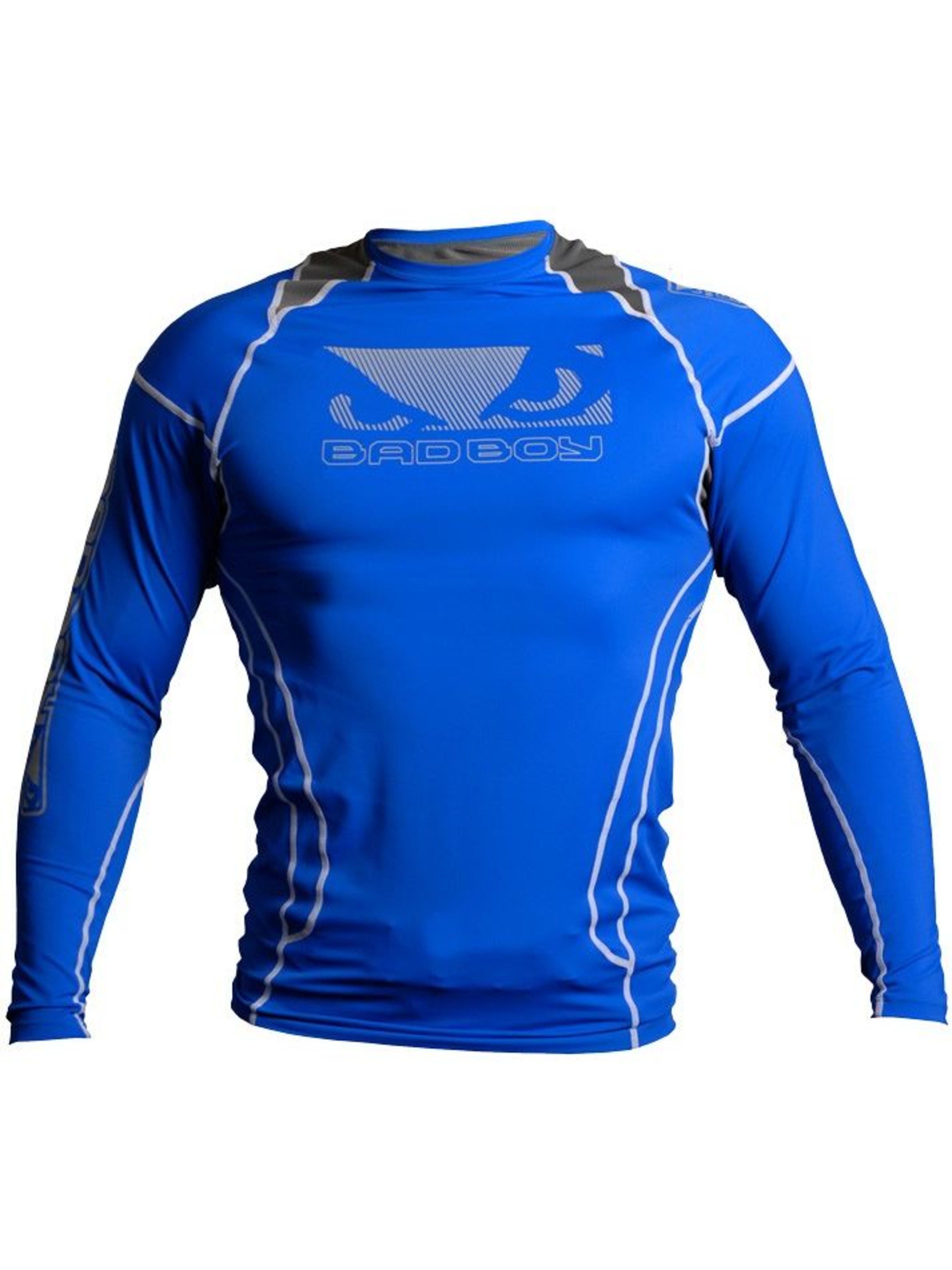 Bad Boy Carbon Rash Guard S/S Neo Blue FIGHTWEAR SHOP EUROPE