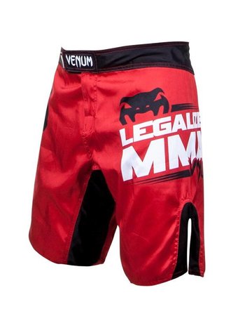 Venum Venum Fightshorts Legalize MMA Red by Venum MMA Fightwear