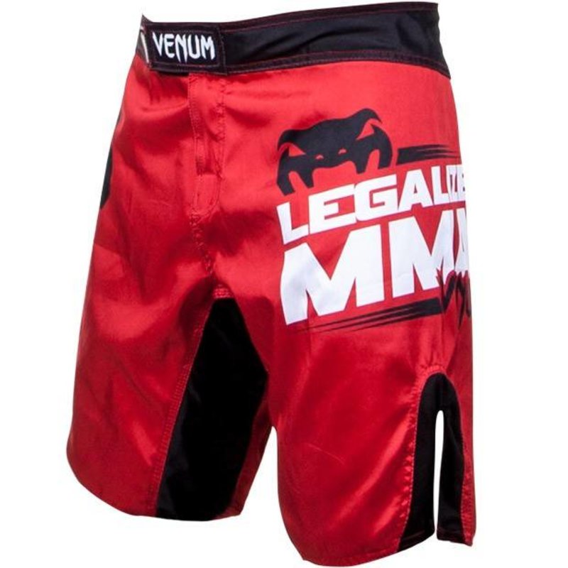 Venum Venum Fightshorts Legalize MMA Red by Venum MMA Fightwear