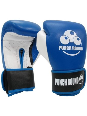 PunchR™  Punch Round™ ELITE PRO Boxing Gloves Blue White