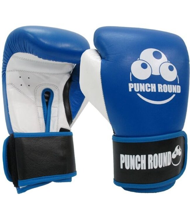 PunchR™  Punch Round™ ELITE PRO Boxing Gloves Blue White