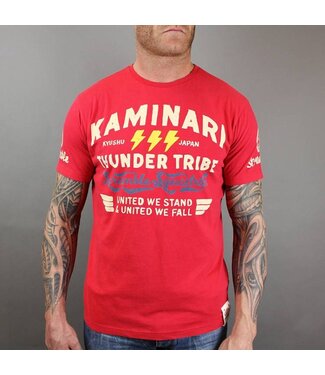 SCRAMBLE Kaminari T Shirts red by Scramble BJJ Fightwear