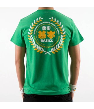 SCRAMBLE BJJ Essentials T Shirt Green by Scramble Fightwear