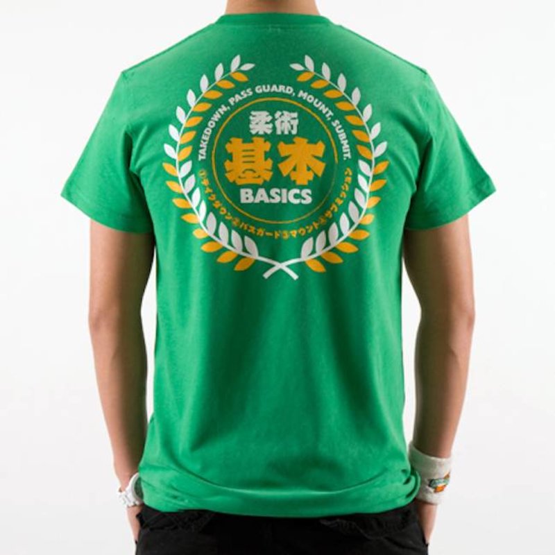 Scramble SCRAMBLE BJJ Essentials T Shirt Green by Scramble Fightwear