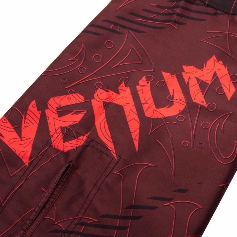 Venum Venum Nightcrawler Fightshorts Red Venum MMA Shop