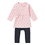 noppies Babykleidchen mit Herzchen und Leggings in rosa GOTS Bio Baumwolle von Noppies