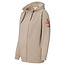 Esprit praktische, beige Sweatjacke (Umstandsjacke, Tragejacke) aus Biobaumwolle von Esprit