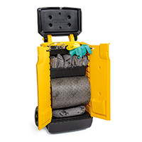 Mobiele spill caddy voor snelle reactie op lekkages