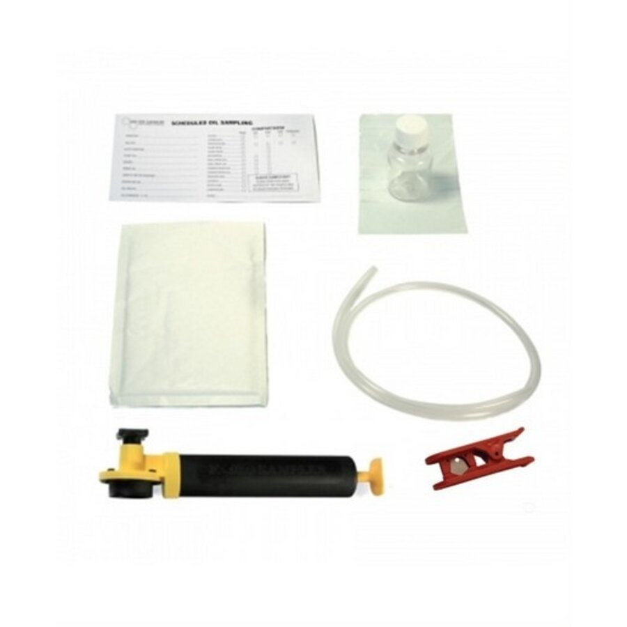 Olie analysekit - complete set voor bemonstering