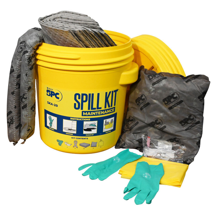 Lab pack interventiekit voor middelgrote spills en lekkages