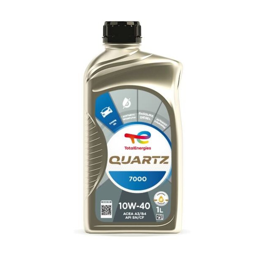 QUARTZ 7000 10W-40 Semi- synthetische multigrade olie voor benzine- en dieselmotoren