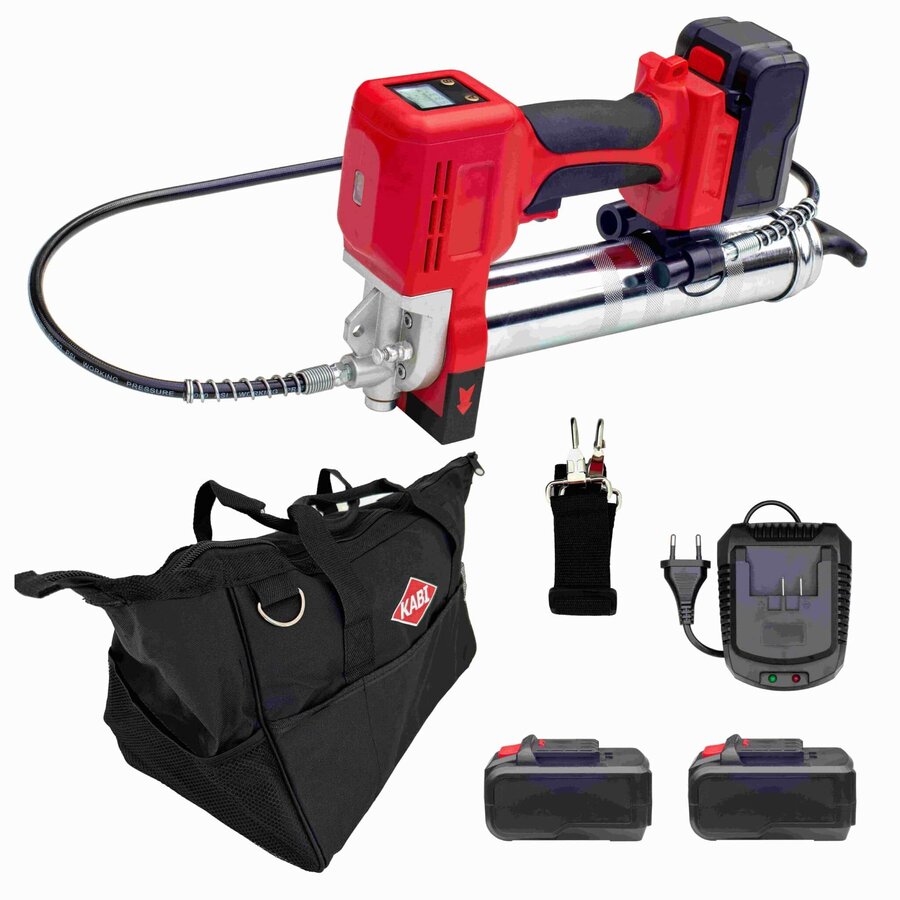 KABI Professionele Accu Vetspuit 21V – 4.0Ah Lithium-ion(Inclusief 2 Accu’s)