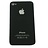 iPhone 4 Back cover / Achterkant ZWART