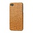 iPhone Krokodillen Leren Case - BEIGE