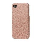 iPhone Krokodillen Leren Case - ROZE
