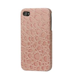 iPhone Krokodillen Leren Case - ROZE