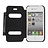 iPhone Leren Wallet Case Zwart