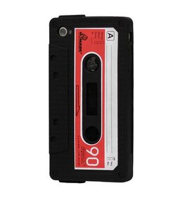 iPhone Cassetteband Case - Zwart