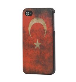 iPhone Vintage Turkse Vlag Hard Case
