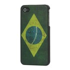 iPhone Vintage Braziliaanse Vlag Hard Case