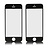 iPhone 5 Front Glas - ZWART