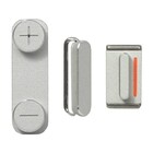 iPhone 5 3-in-1 Zij knoppen Set - WIT