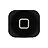 iPhone 5 Home button / Home knop - ZWART