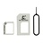 Nano SIM Kaart Adapter - Wit
