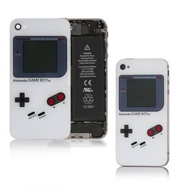 iPhone 4S back cover / Achterkant 'Gameboy' - Wit