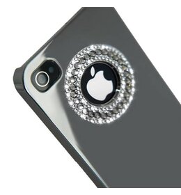 iPhone Glanzende Hard Case met Rhinestone Ring