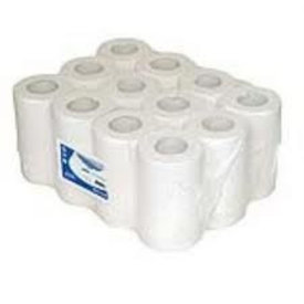  papierrol mini met koker 1 laags 20cm x 120m 12 rol