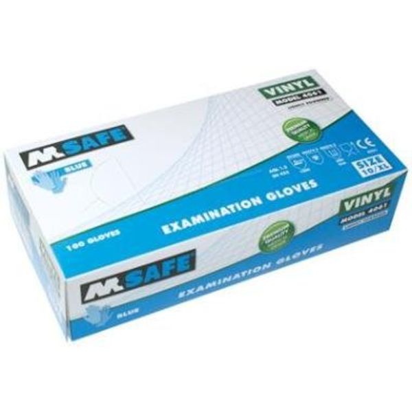  m-safe vinyl oz hs licht gepoederd 100st (aql1,5) s mt 7 t/m 10 kleur blauw