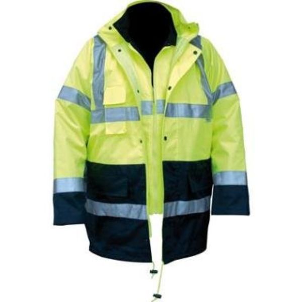  M-Wear 0980 4-in-1 parka fluor geel of oranje