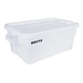  Brute-opbergbox 53 ltr, Rubbermaid Wit met deksel