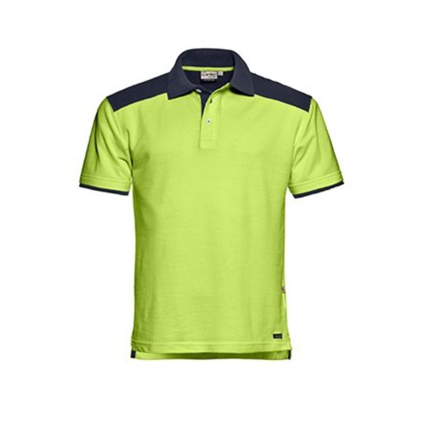  santino poloshirt tivoli lime/real navy maat S