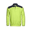 santino polosweater tesla lime/real navy maat S